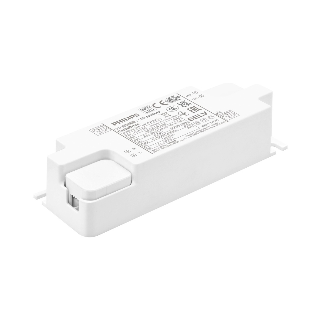 PHILIPS 929003420580, Driver LED CertaDrive 36W (0.9A, 40V, 230V)