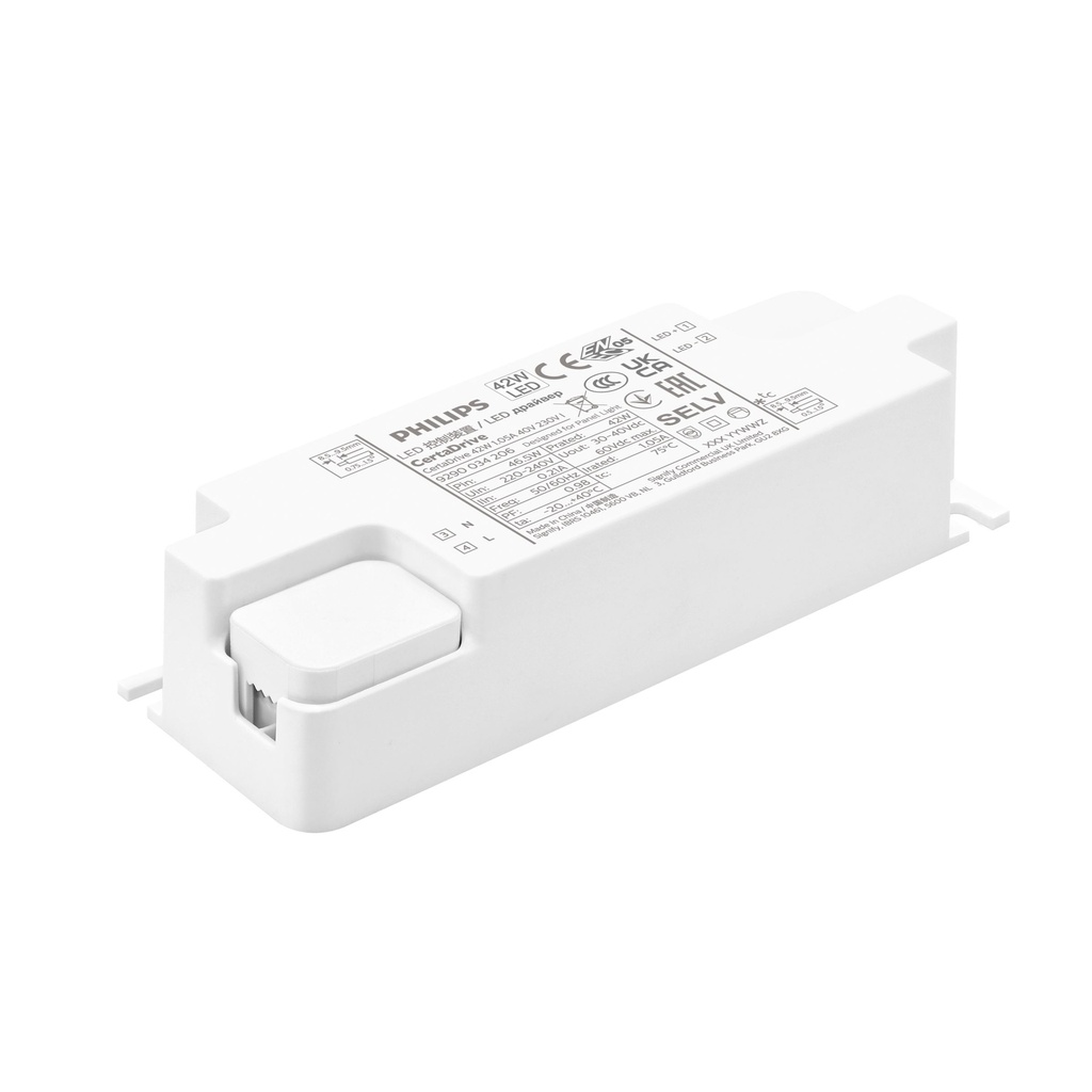 PHILIPS 929003420680, CertaDrive LED Driver 42W (1.05A, 40V, 230V)