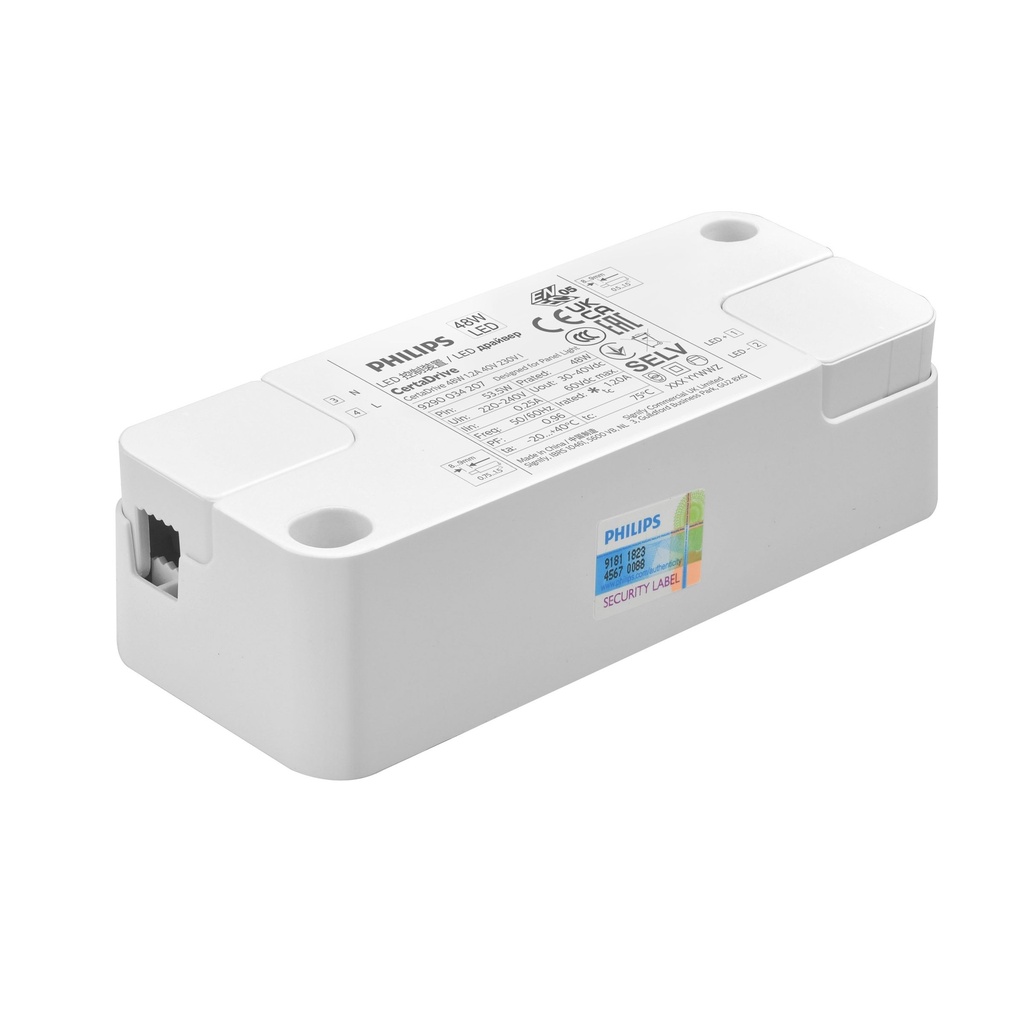 PHILIPS 929003420780, Driver LED CertaDrive 48W (1.2A, 40V, 230V)