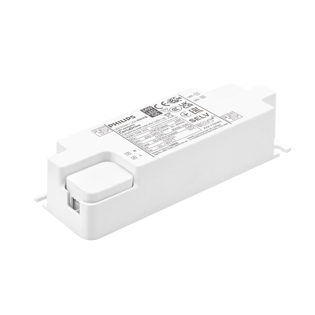 PHILIPS 929003920380, CertaDrive LED Driver 24W (0.6A, 40V, 230V, G5)