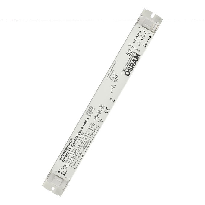 OSRAM 4052899990180, Driver LED OT FIT 75W (550mA, NFC, 220-240V)