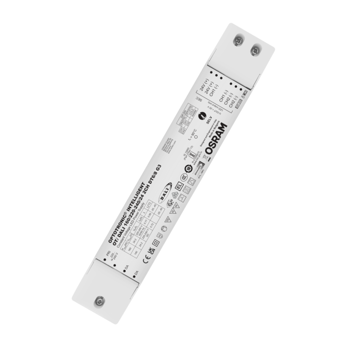OSRAM 4062172274326, OTi DALI LED Driver 160W (24V, 2CH, DT6/8, G3)