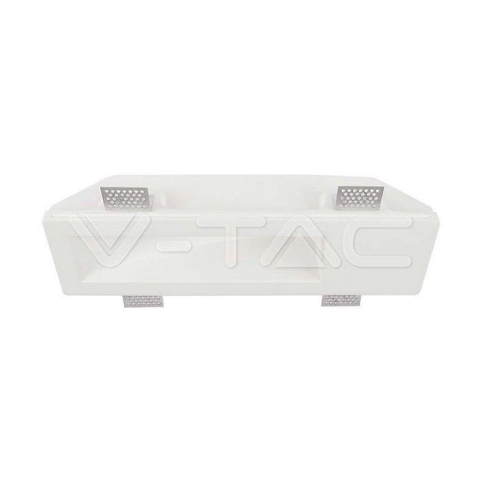 V-TAC 6774, Corp GU10 din Gips Rotund Alb