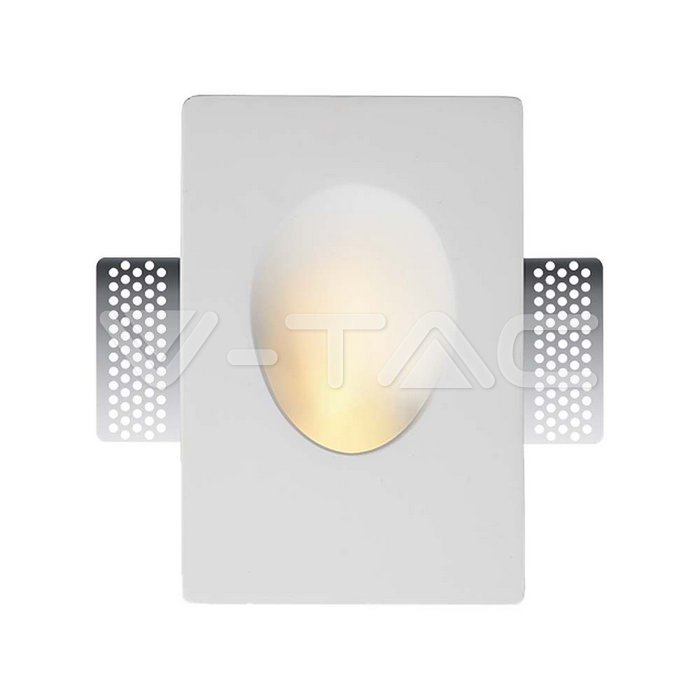 V-TAC 6770, GU10 Gypsum Fitting Round White