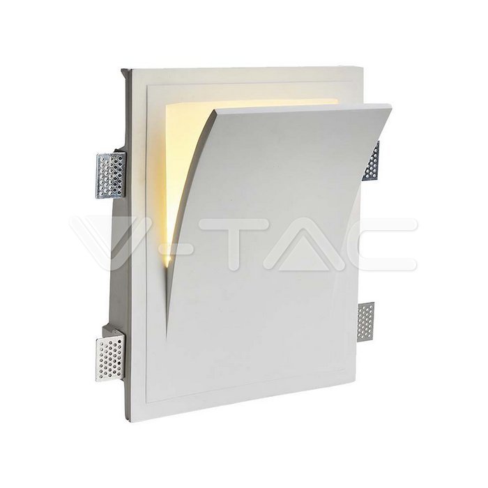 V-TAC 6767, Suport de Perete E14 din Gips Alb