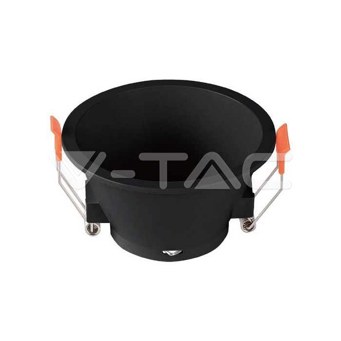 V-TAC 6637, Suport GU10 Rotund Negru