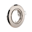 V-TAC 8939, GU10 Holder Round Satin Nickel (2 pcs/box)
