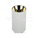 V-TAC 8591, GU10 Holder Round White & Gold
