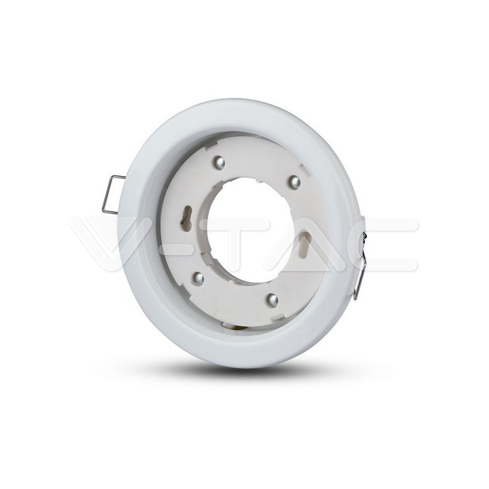 V-TAC 3675, Suport GX53 Rotund Alb