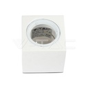 V-TAC 3666, GU10 Gypsum Frame Square Aluminum Ring White