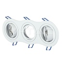 V-TAC 3603, 3x GU10 Housing Round White