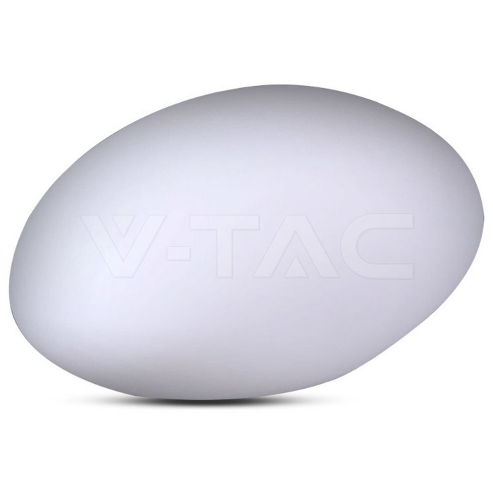 V-TAC 40151, RGB LED Stone Shape Lamp D28 x 21 x 17 cm
