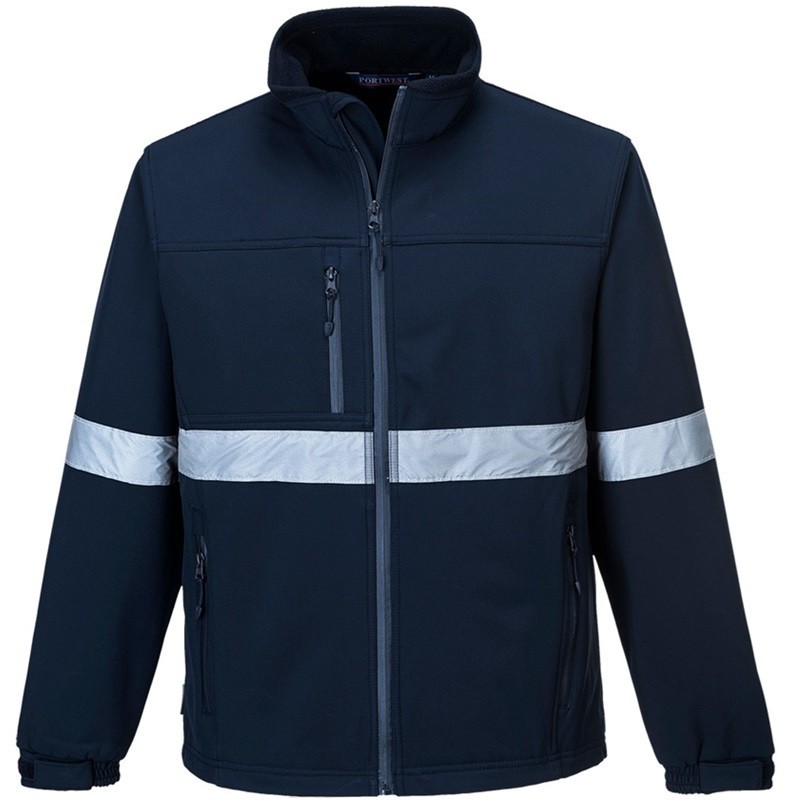Work jacket, Softshell, Waterproof,Reflective, Unisex, IONA