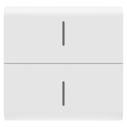[PTG264.00861] GEWISS GW10820, Buton înlocuibil pentru buton eco connected, 2 module, Alb lucios, Chorusmart