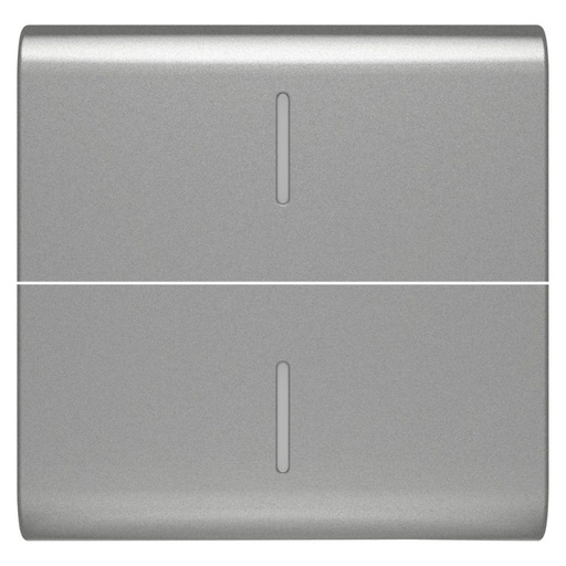 [PTG264.00896] GEWISS GW14558S, Buton înlocuibil pentru comenzi axiale, Cu 2 difuzoare, 2 module, Titan, Chorusmart