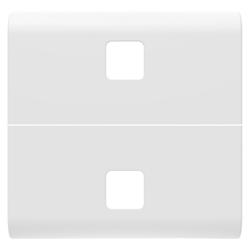 [PTG264.00904] GEWISS GW15554S, Buton înlocuibil pentru comenzi axiale, A se completa cu 2 lentile, 2 module, Alb satinat, Chorusmart