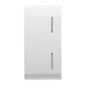 [PTG264.00921] GEWISS GW10557, Replaceable Button Key for Push-button Panel with 2 Diffusers, 1 Module, White, Chorusmart