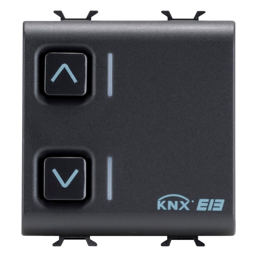 [PTG264.00950] GEWISS GW12797, Actuator for Roller Shutters, 1 Channel, 6A, Knx, 2 Modules, Black, Chorusmart 