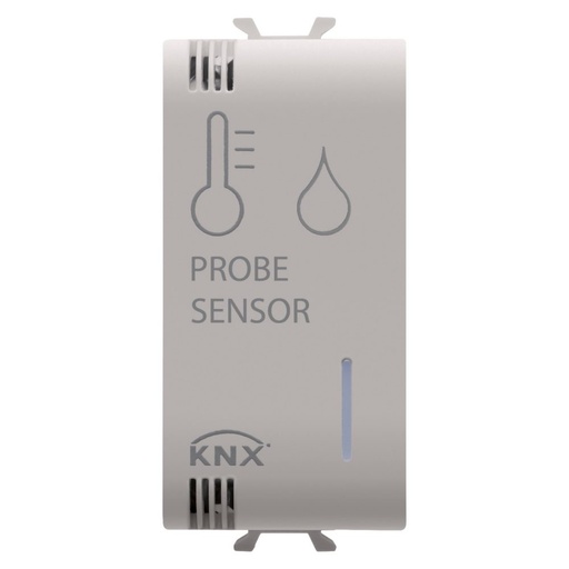 [PTG264.00961] GEWISS GW13762H, Senzor de temperatură/umiditate KNX/easy, 1 modul, Bej natural, Chorusmart