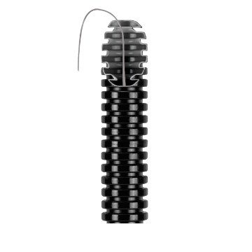 [PTG034.00058] GEWISS DX15125R, Medium Pliable Conduit FK15, Ø 25mm, with Cable Puller, Black