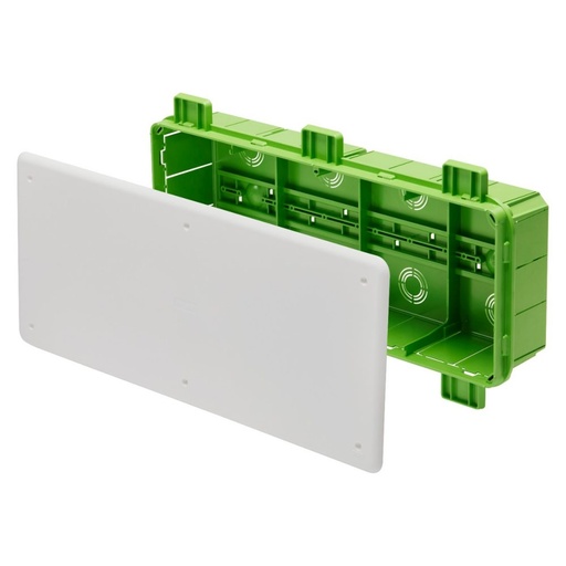 [PTG018.00250] GEWISS GW48008PM, Junction and Connection Box for Plasteboard and Mobile Walls, Dimensions 392x152x75
