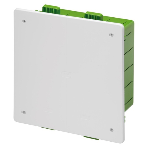 [PTG018.00253] GEWISS GW48207PM, Junction and Connection Boxes for Sidebyside Assembly for Uprights for Lightweight and Plasterboard Walls, Dim. 260x260x121, Plain Plumbable Lid