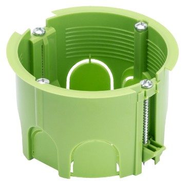 [PTG018.00259] GEWISS GW24234PM, Green Wall, Round Flush Mounting Boxes for Plasteboard and Mobile Walls, Ï 65x45