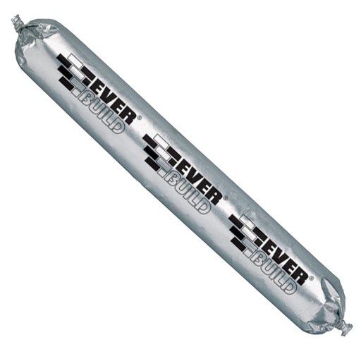 [PTG254.00068] EVERBUILD EVERFLEX 700T Silicone Foil Pack, Fast Cure Sealant for PVCu & Roofline, Interior & Exterior, 600 mL