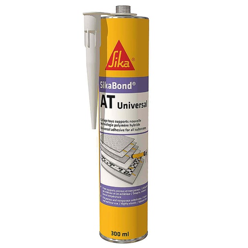 [PTG254.00070] SikaBond AT Universal, Elastic Multipurpose Bonding Adhesive, Interior & Exterior, White, 300 mL