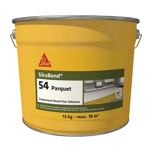[PTG254.00114] SikaBond-54 Parquet, Elastic Low Viscosity Wood Flooring Adhesive, Interior, Beige
