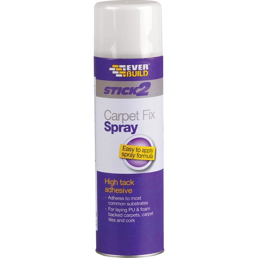 [PTG254.00137] EVERBUILD STICK2 Carpet Fix Spray, High Tack Carpet Spray Adhesive, Interior, 500 mL