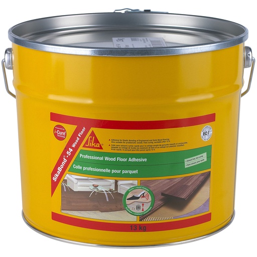 [PTG254.00212] SikaBond-54 Wood Floor, Fast Curing Elastic Adhesive Full Surface Bonding, Interior, Brown