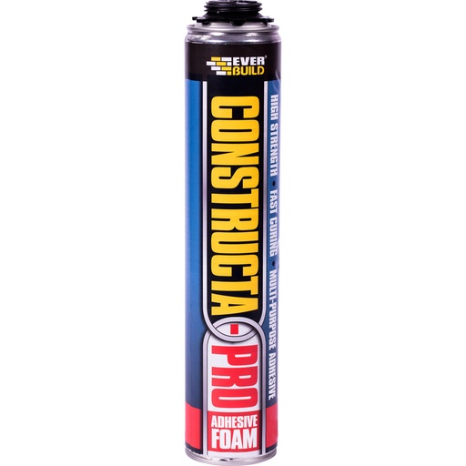 [PTG254.00347] EVERBUILD Constructa-Pro, Fast-Curing High Strength Adhesive Foam, Interior & Exterior, Grey, 750 mL