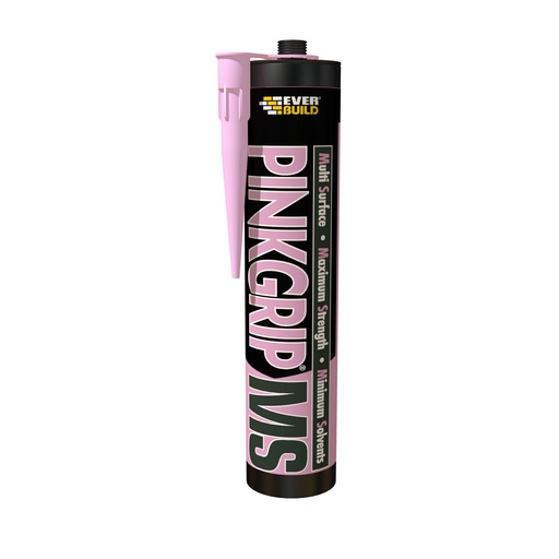 [PTG254.00383] EVERBUILD PINKGRIP MS, Hybrid Polymer Grab Adhesive, Interior & Exterior, Pink, 290 mL