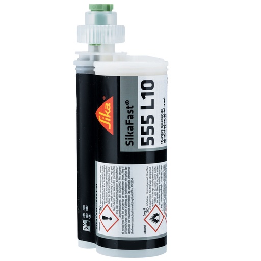 [PTG254.00599] SikaFast-555 L10, Fast Curing 2-Part Structural Adhesive, Interior & Exterior, Grey