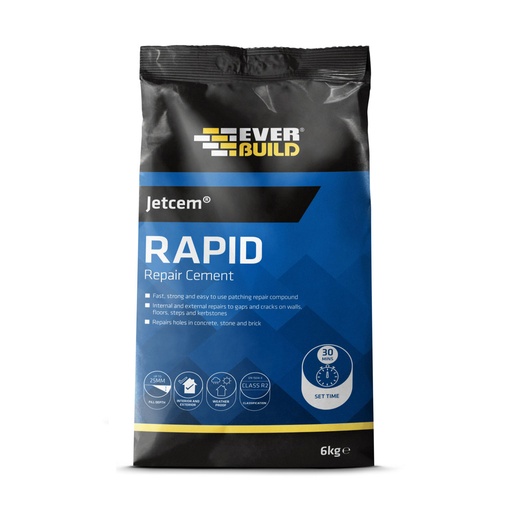 [PTG042.00035] EVERBUILD JETCEM RAPID, Quick cement for small repairs, Interior & Exterior, Grey