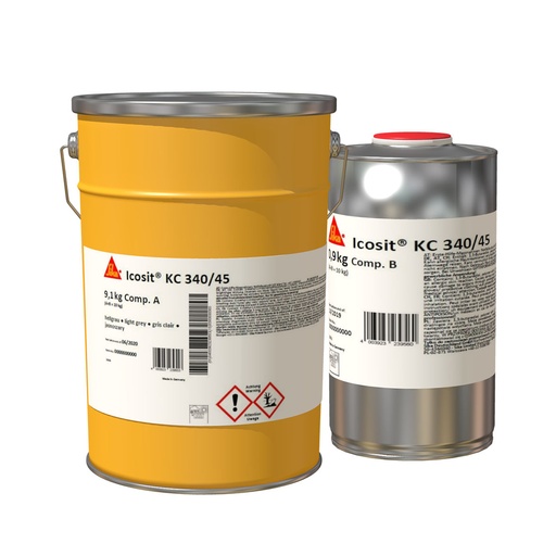 [PTG040.00005] Sika Icosit KC 340/45, Polyurethane grout for embedded tracks medium load, Exterior, Light Grey