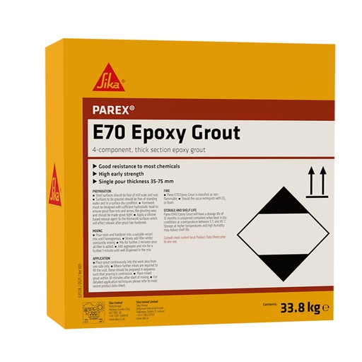 [PTG040.00056] Parex E70 Epoxy Grout, High-strength epoxy grout, 33.8 kg