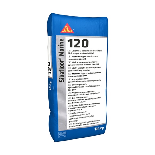 [PTG041.00015] Sikafloor Marine-120, Lightweight leveller for marine decks, Interior, Grey, 16 kg