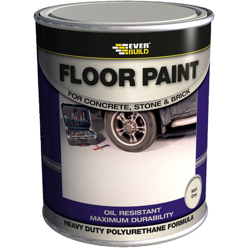 [PTG276.00056] EVERBUILD FLOOR PAINT, Heavy-Duty Pu-Based Floor Coating, Interior, 5 L