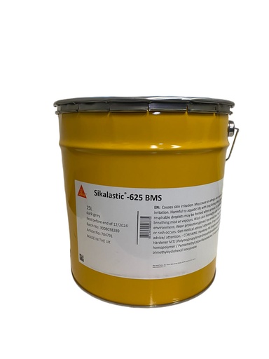 [PTG255.00049] Sikalastic-625 BMS, Low Co2 Footprint Polyurethane Liquid Waterproofing, Exterior, 15 L