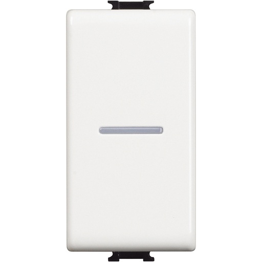 [PTG264.01049] BTicino AM5055N, Matix, Buton AX 1 Modul NO 10A 1M Alb