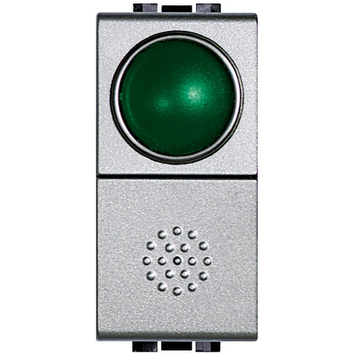 [PTG264.01070] BTicino NT4038V, Buton Cu Indicator Verde 10A, 250V Living Light tech