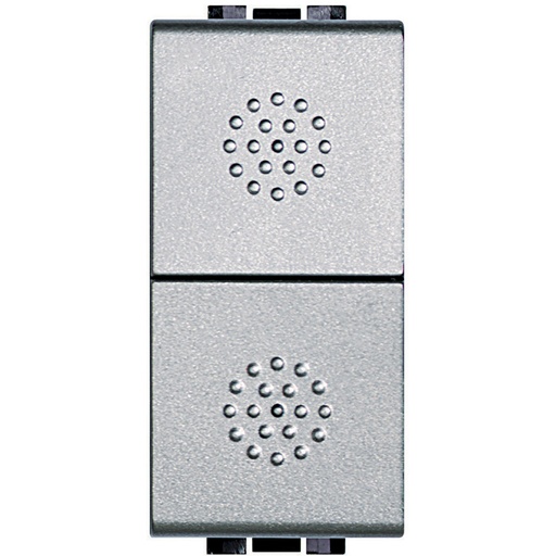 [PTG264.01072] BTicino NT4036, Buton Dublu Axial Living Light, ND ND 10 A 250 V tech, 1 Modul