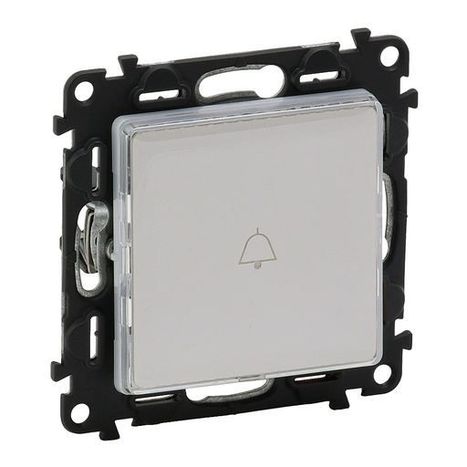 [PTG264.01127] Legrand 752114, Buton Cu Lumina De Control Si Suport Eticheta Valena Life, 12 V, 6 A, 250 V, 3 Culori