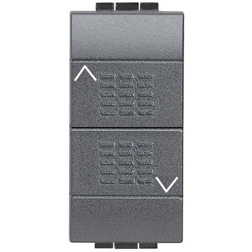 [PTG264.01188] BTICINO L4027, Living Light Blinds Control for Vr 16 A 250 V, Anthracite, 1 Module