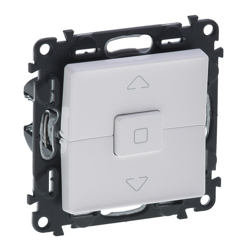[PTG264.01210] LEGRAND 752129, Valena Life Blinds Switch, 10 AX, 250 V, with Plate, White