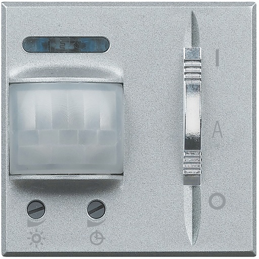 [PTG264.01238] BTicino HC4432, Detector Cu 3 Fire Cu Neutru, Cu Comandă De Derogare Axolute, Aluminiu, 2 Module