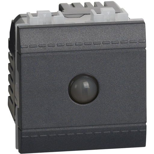 [PTG264.01247] BTicino L4003ES, Întrerupător Cap scară Intuition Living Light, Conexiune Automată, Antracit, 2 Module