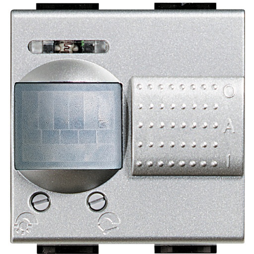 [PTG264.01256] BTicino NT4432, Detector Cu 3 Fire Cu Neutru, Cu Comandă De Derogare Livinglight, Gri, 2 Module